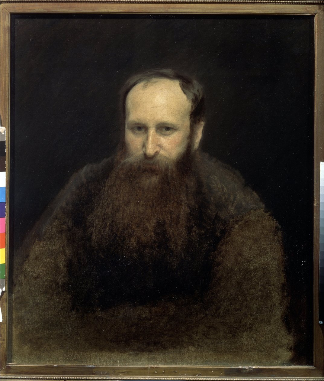 Portrait of the artist V. Vereshchagin by Ivan Nikolaevich Kramskoy
