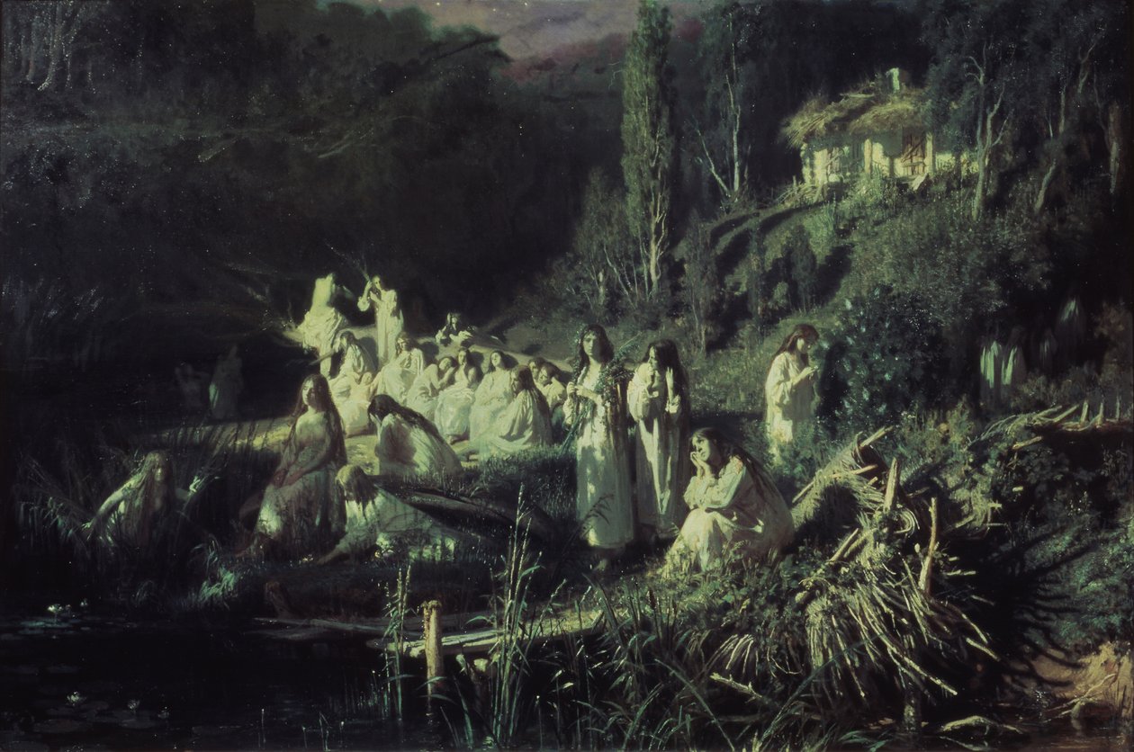 Mermaids, 1871 by Ivan Nikolaevich Kramskoy
