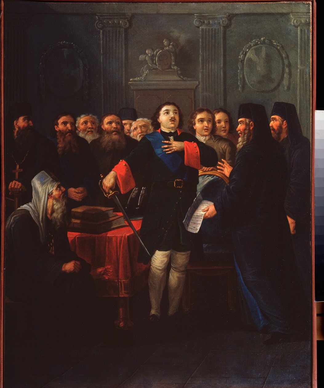 Tsar Peter I Founded the Holy Synod by Ivan Philippovich Tupylev