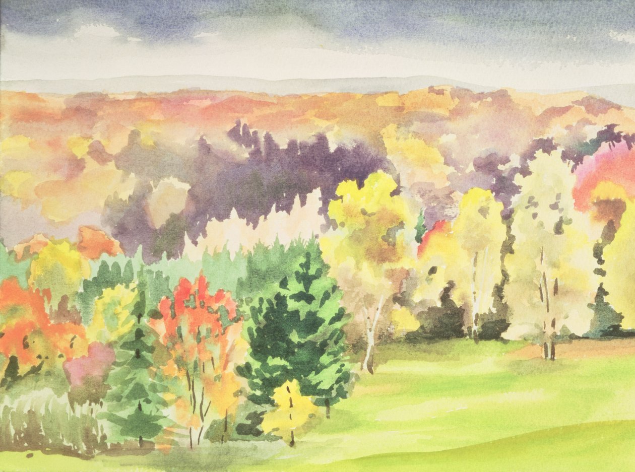 No.64 Autumn, Beaufays, Liege, Belgium by Izabella Godlewska de Aranda