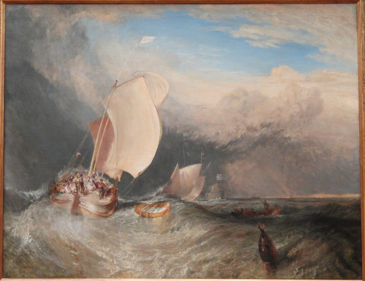 Fishing Boats with Hucksters Bargaining for Fish by Joseph Mallord William Turner