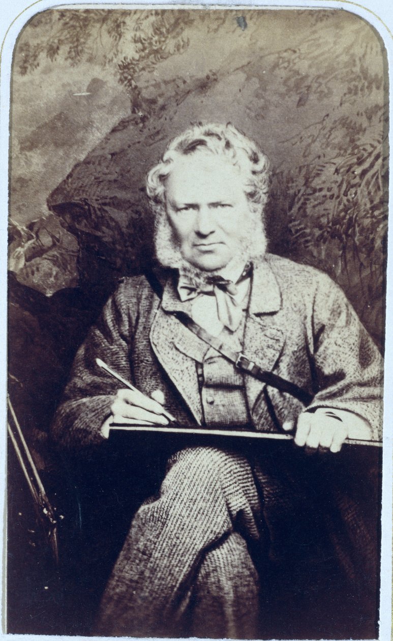 Portrait of Sir Edwin Landseer (1802-73) by J.C. Watkins