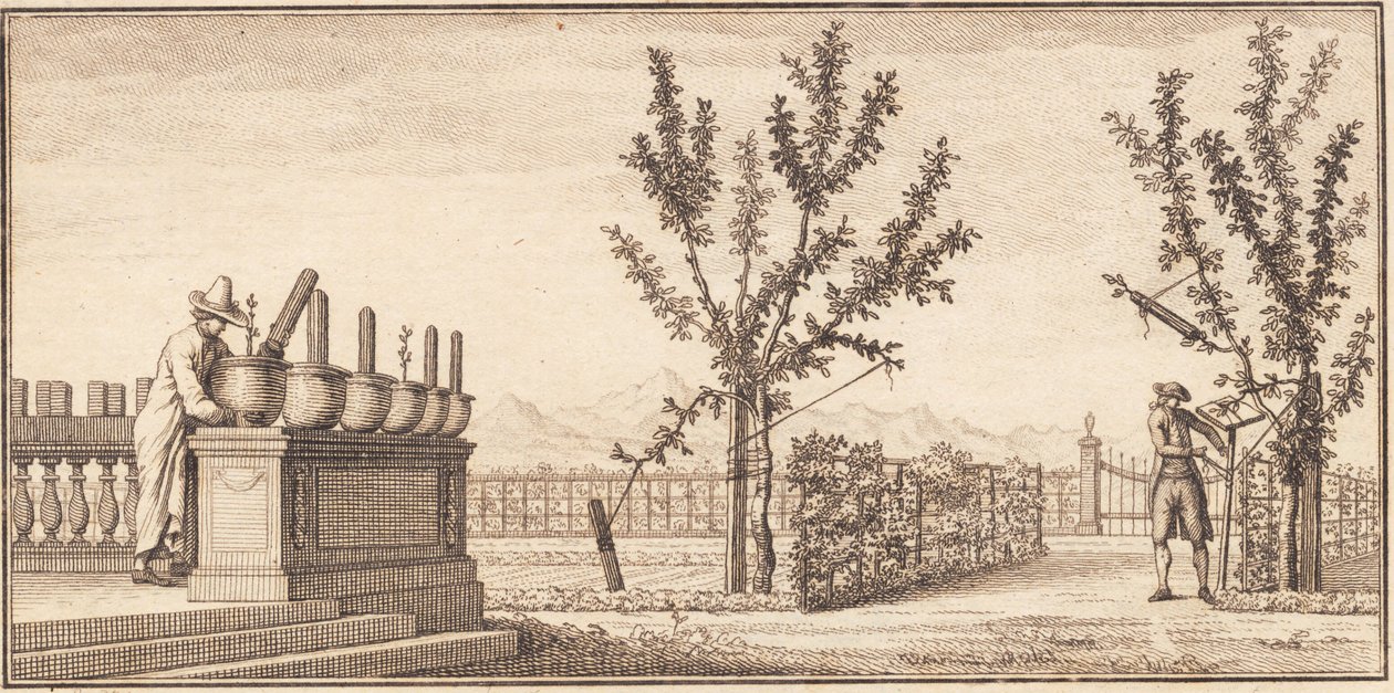 The Garden at Genthod by J.F. Clemens