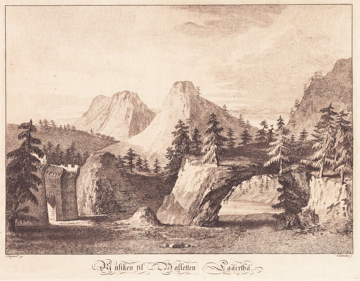 Music for the Ballet Lagertha by J.F. Clemens