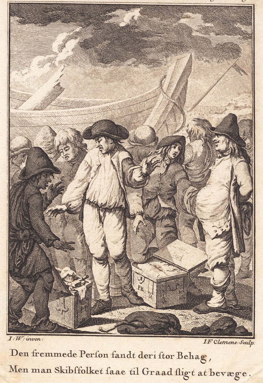 Peder Paars after the Stranding on Anholt by J.F. Clemens