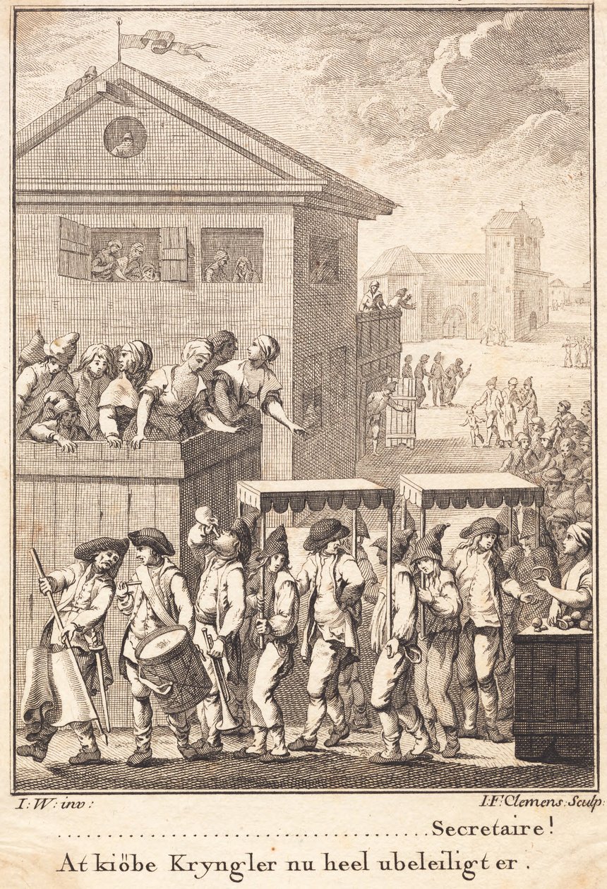 Peder Paars and His People Accompanied Out of the City with Honors by J.F. Clemens