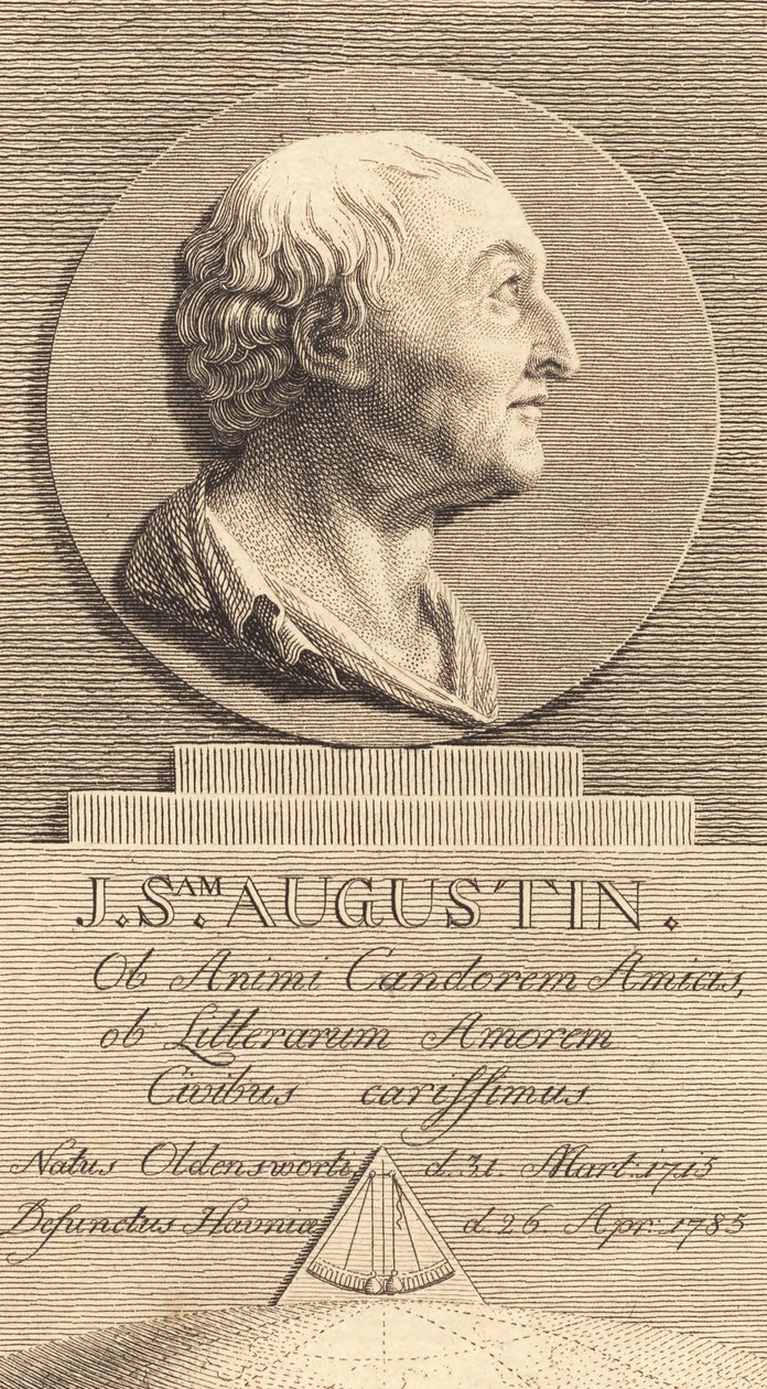 Secretary in the War Chancellery Johan Samuel Augustin by J.F. Clemens