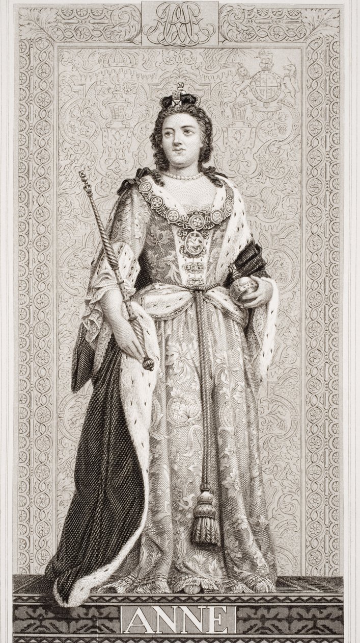 Queen Anne from Illustrations of English and Scottish History Volume II by J.L. Williams
