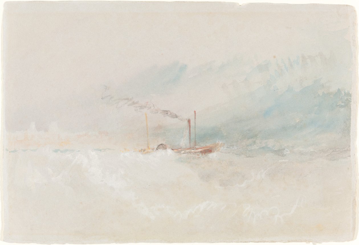 A Packet Boat off Dover, c. 1836 by Joseph Mallord William Turner