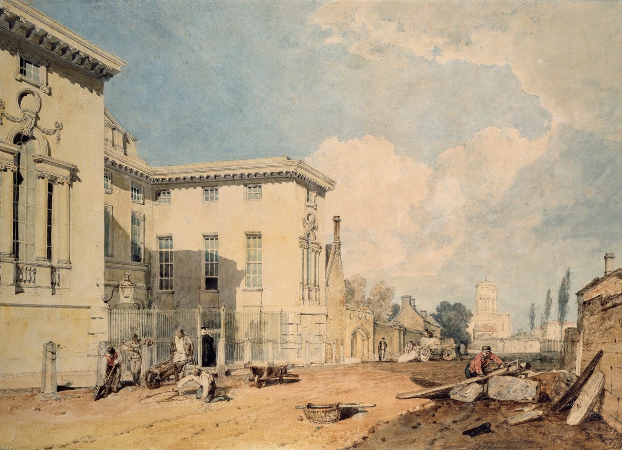 A View of Worcester College, 1803-1804 by Joseph Mallord William Turner