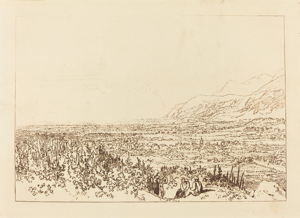 Chain of Alps from Grenoble to Chamberi by Joseph Mallord William Turner