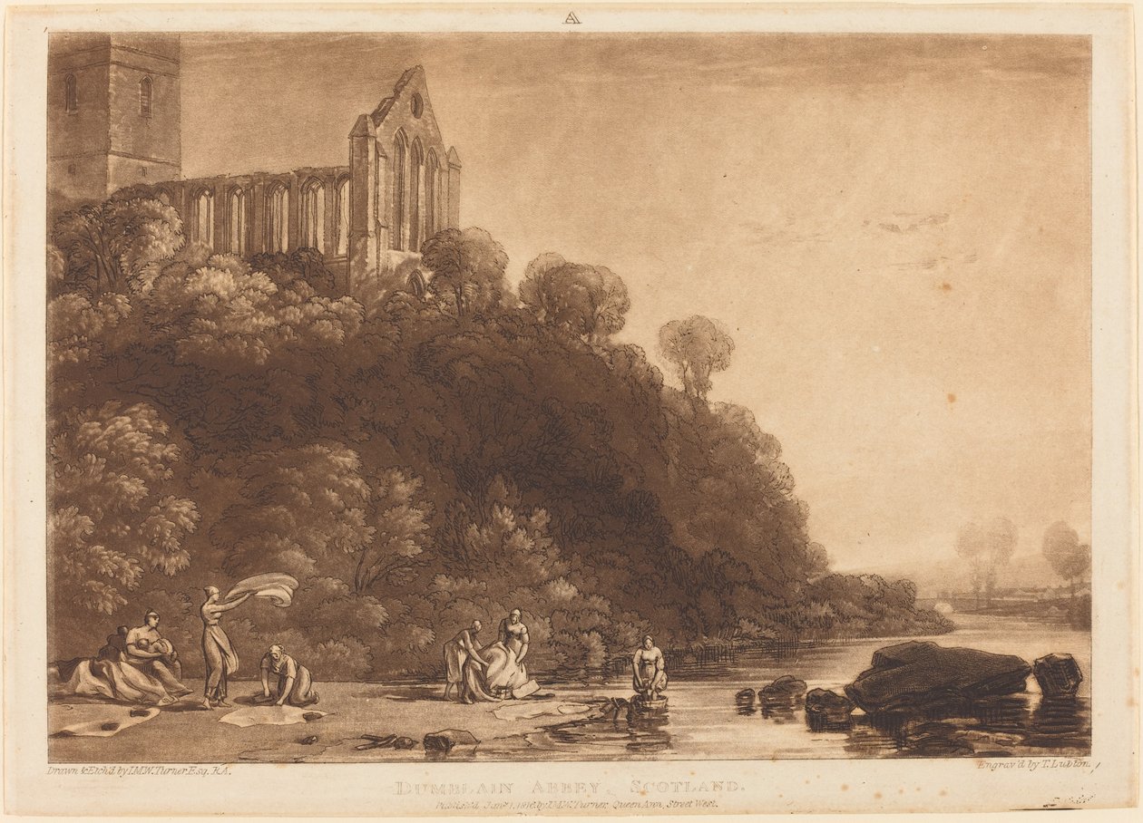 Dumblain Abbey by Joseph Mallord William Turner