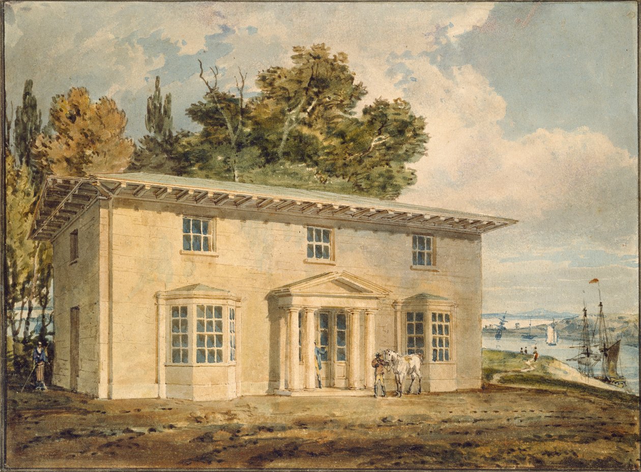 The Penrhyn Arms at Port Penrhyn, c. 1797-1798 by Joseph Mallord William Turner