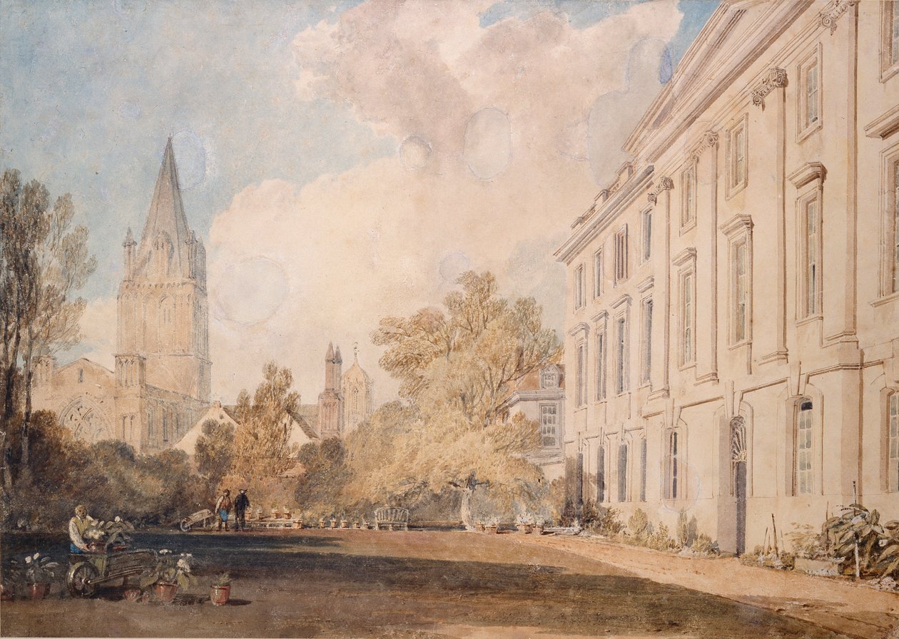 View of the Cathedral of Christ Church, and Part of Corpus Christi College by Joseph Mallord William Turner