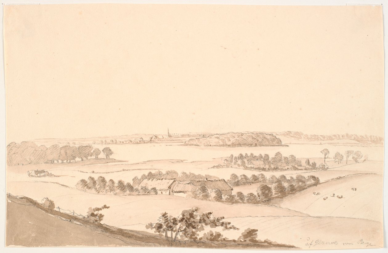 Landscape with Wide View. Glænø by J.P. Møller