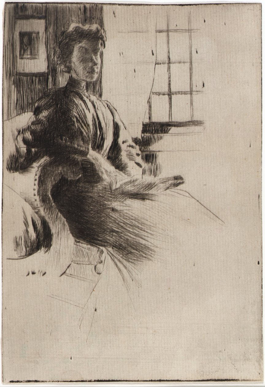 By the Window by J. Alden Weir