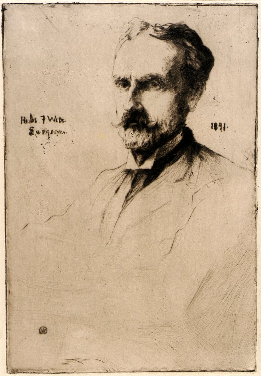 Portrait of Dr. Robert F. Weir by J. Alden Weir