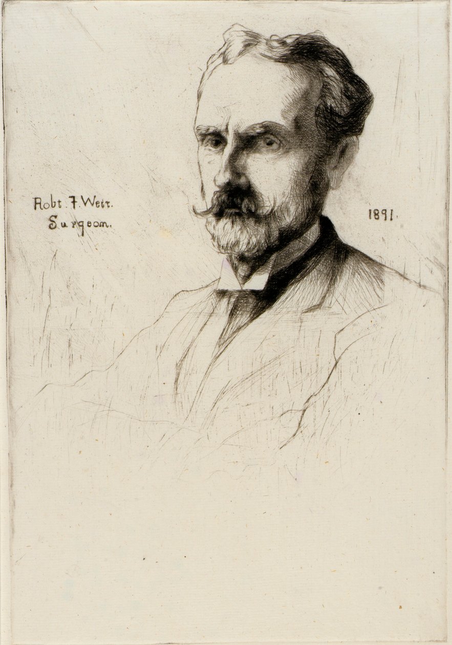Portrait of Dr. Robert F. Weir by J. Alden Weir