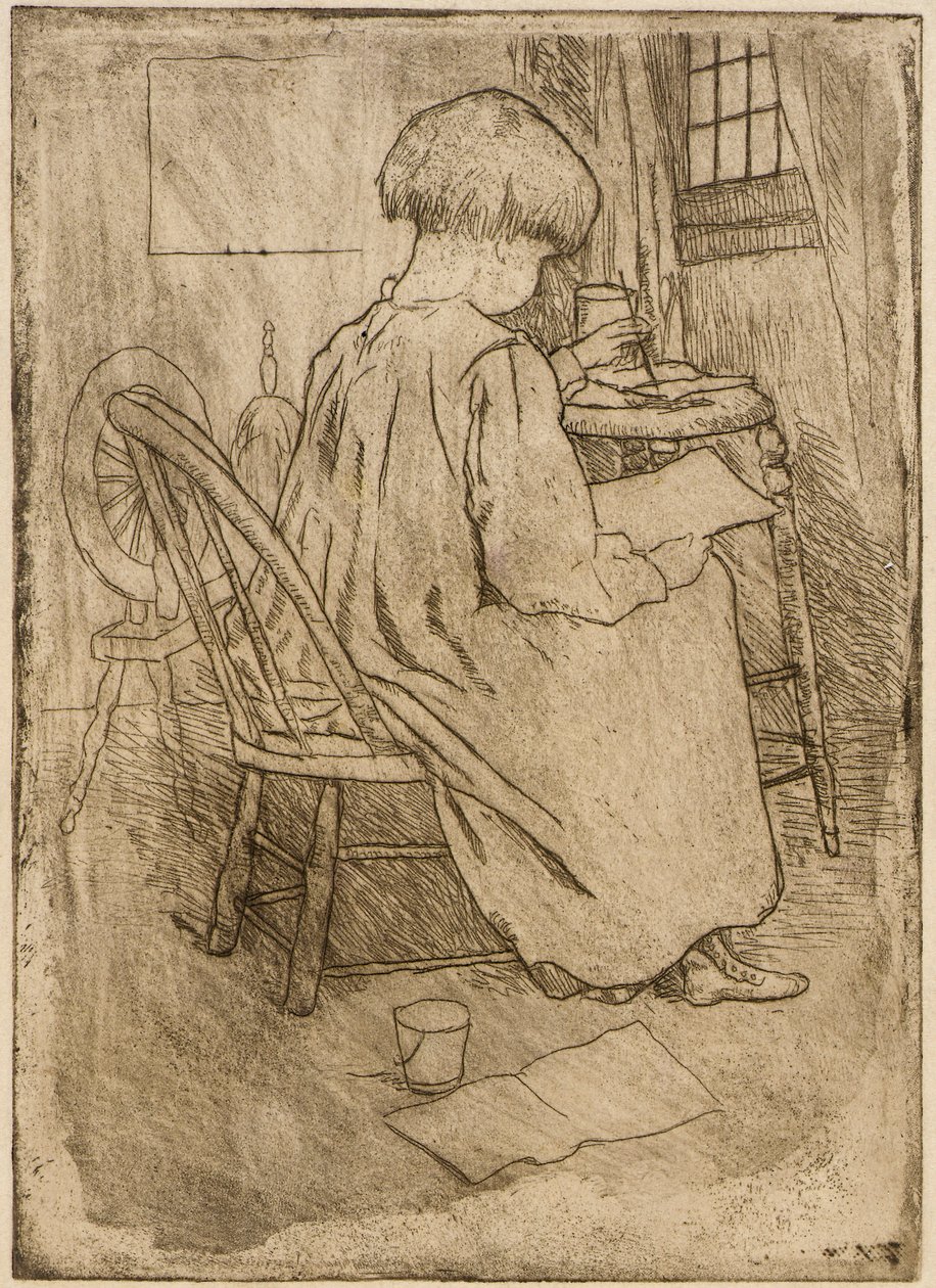 The Little Artist by J. Alden Weir