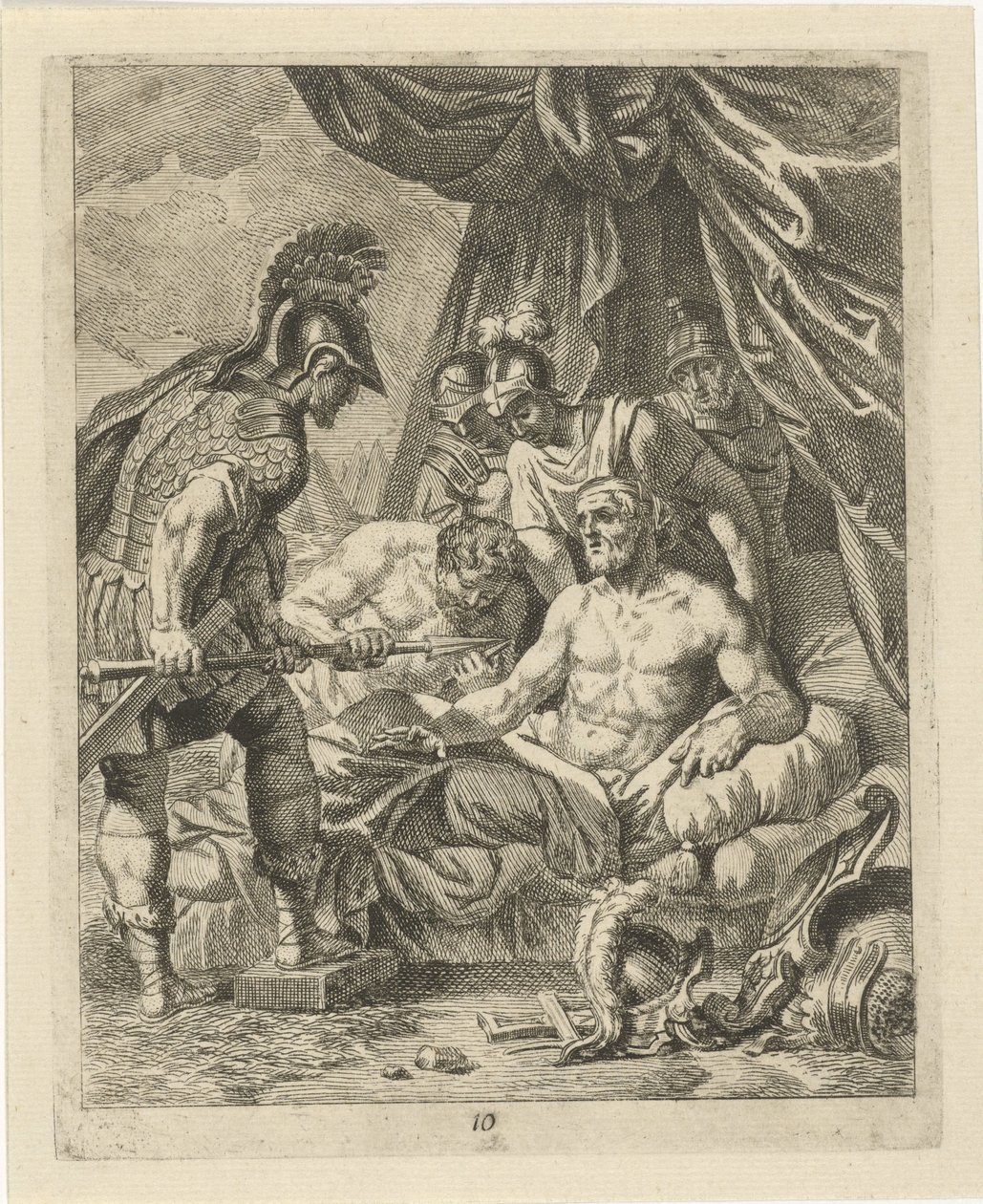 Achilles Heals Telephos by J. Alexander Janssens