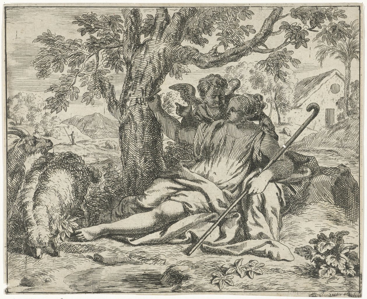 Angel Appears to Hagar by J. Alexander Janssens