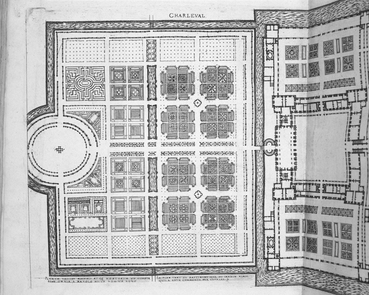 Gardens at Charleval, from 