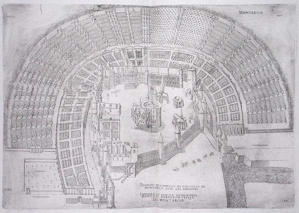 The Castle of Montargis and its Gardens, from 