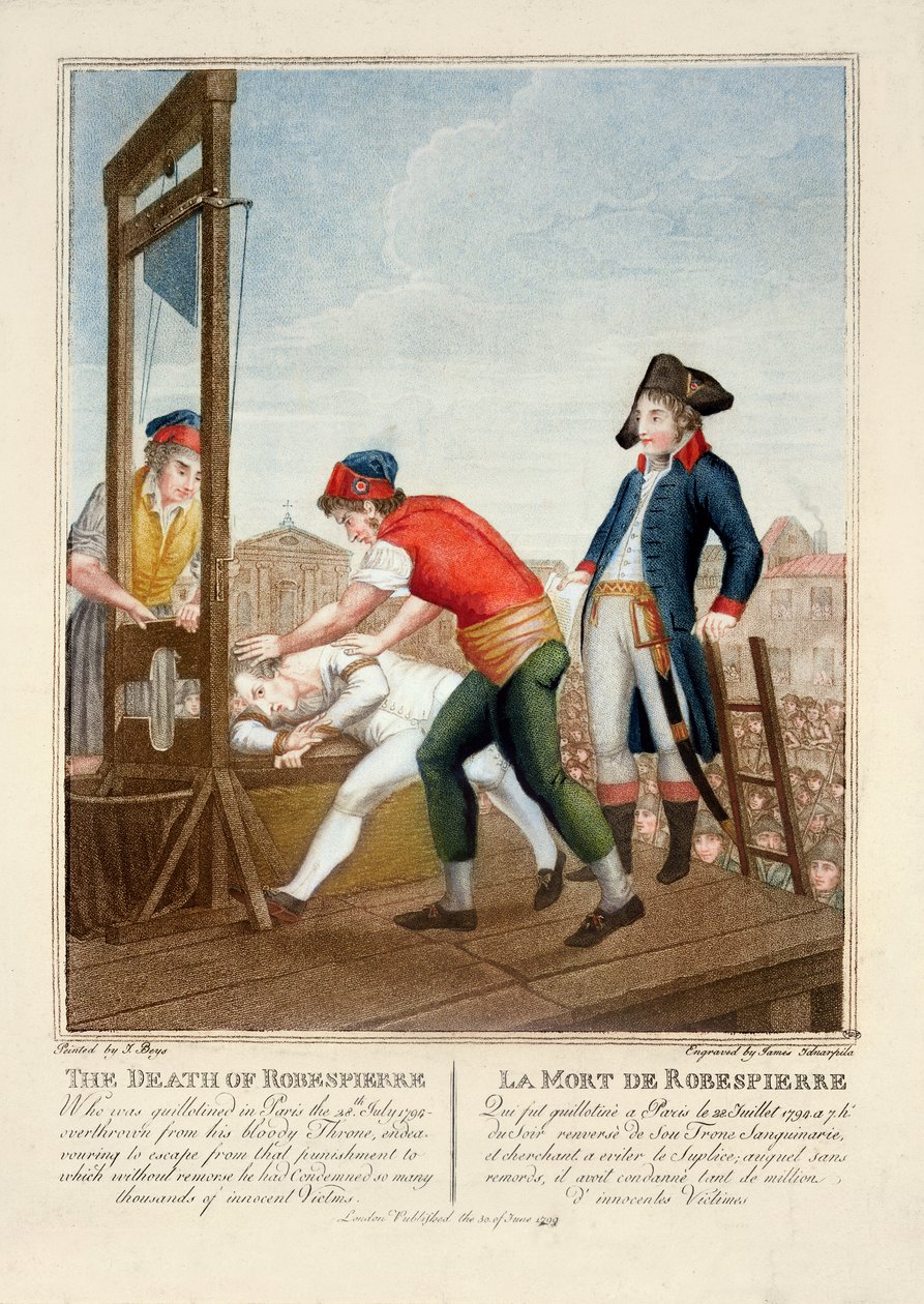 Execution Of Robespierre July 27 1794