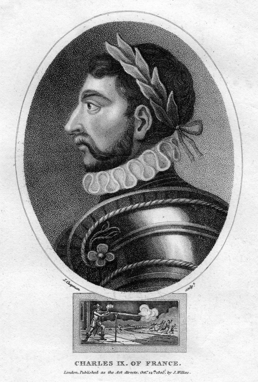 Charles IX, King of France, 1805 by J. Chapman