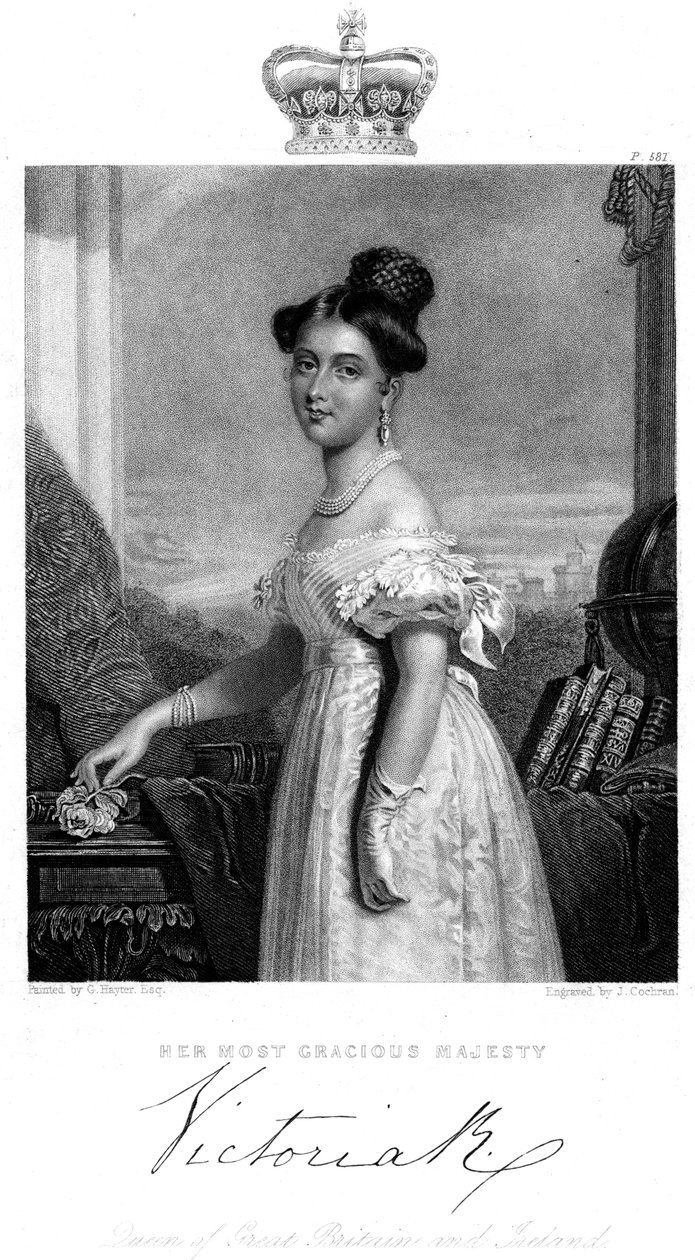 Victoria, Queen of Great Britain and Ireland, c. 1838 by J. Cochran