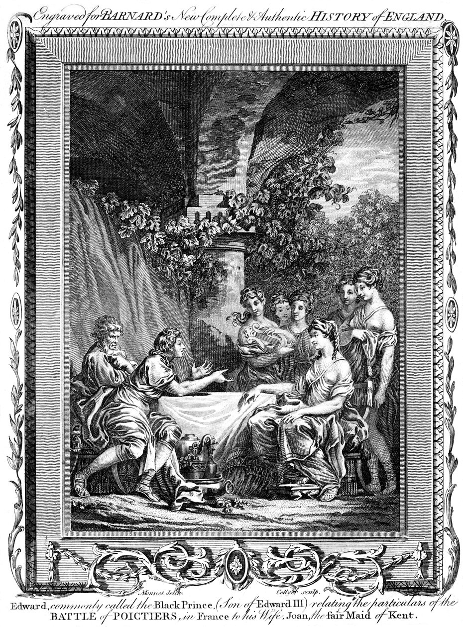 Edward, the Black Prince, relating the particulars of the Battle of Poitiers by J. Collyer