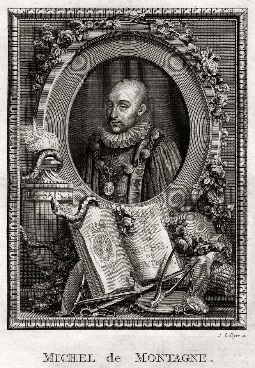Michel de Montaigne by J. Collyer