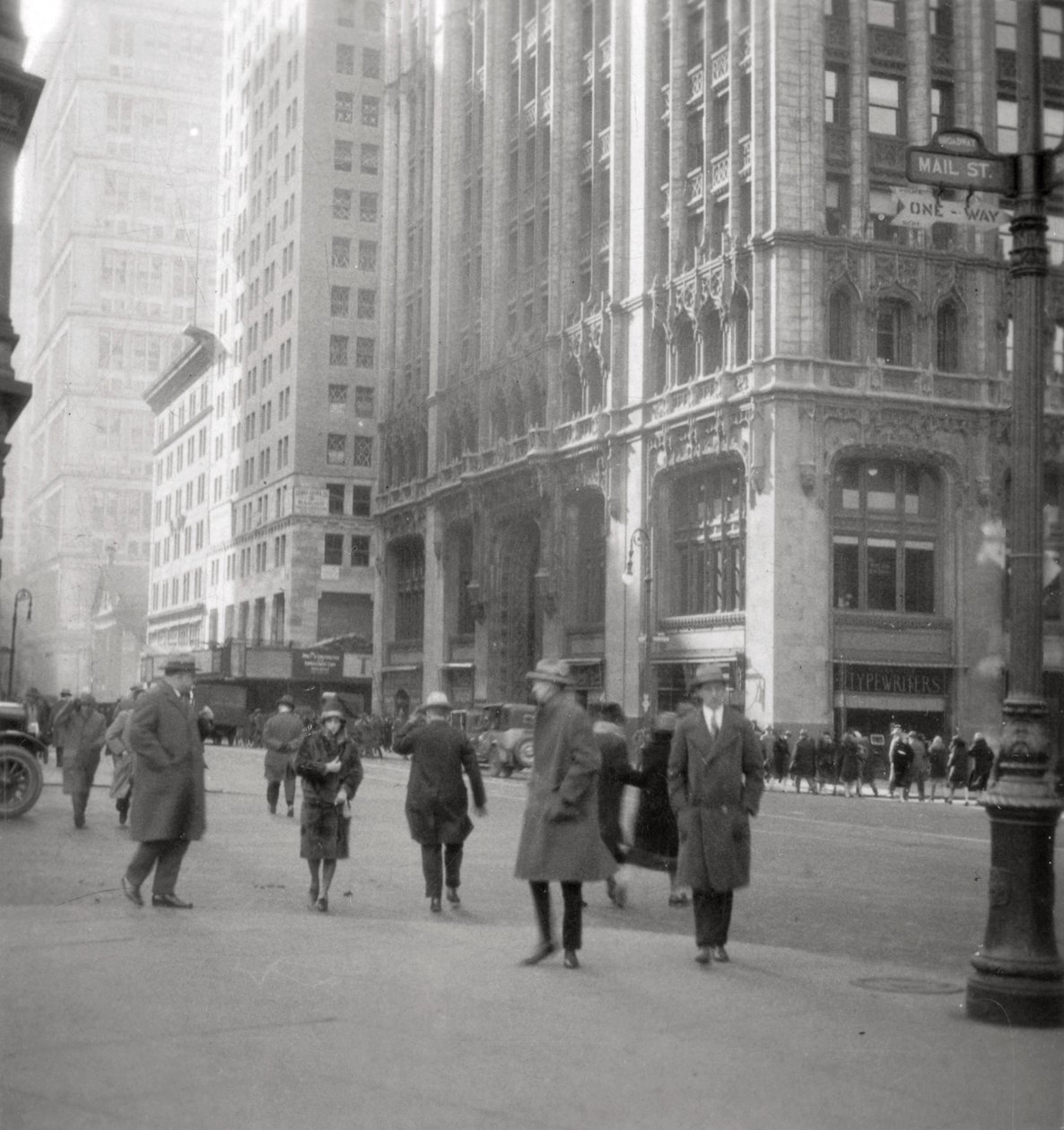 Lower Broadway, New York City, USA by J. Dearden Holmes