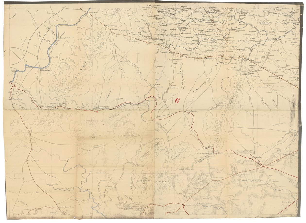 Central Virginia by J. F.; Schedler United States. Army. Corps Of Topographical Engineers; Gedney