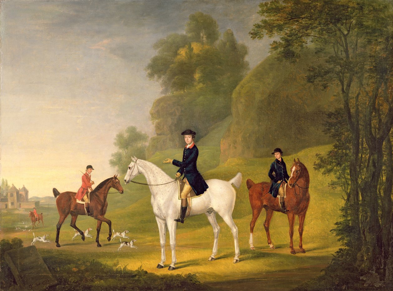 Lord Bulkeley and his Harriers, his huntsman John Wells and Whipper-In ...
