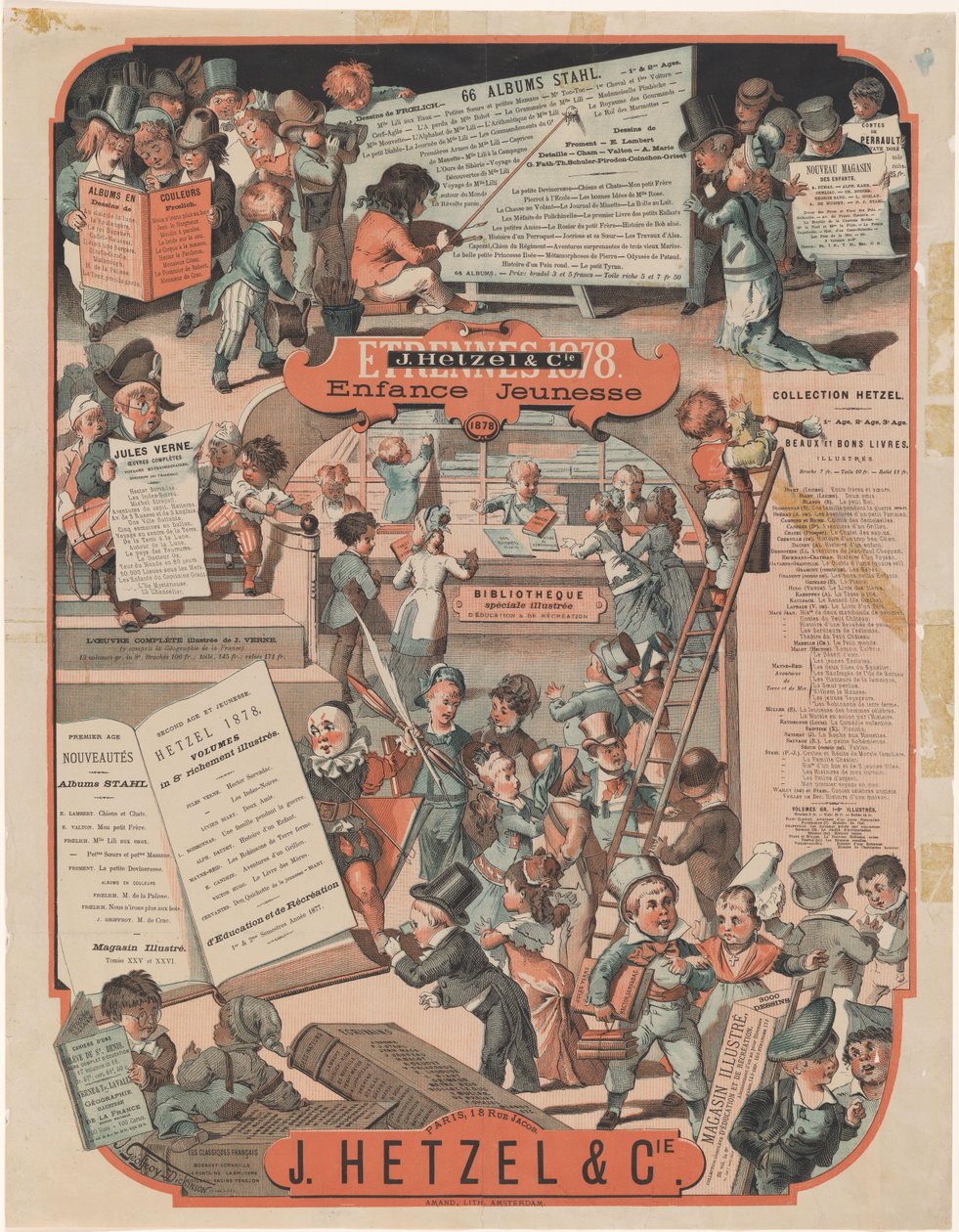 Catalog of J. Hetzel & Cie in Paris (Etrennes 1878) by J. Géoffroy Dickinson