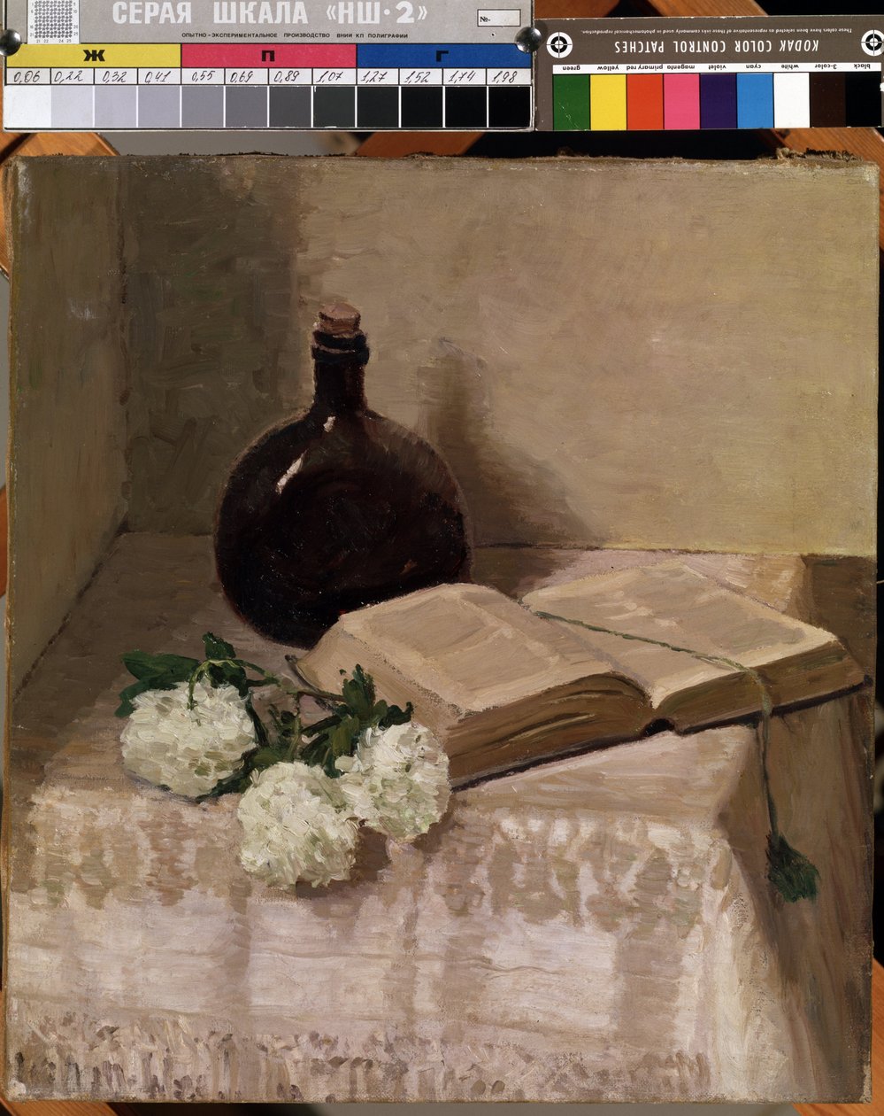 Still Life with a Book by J. Hansch