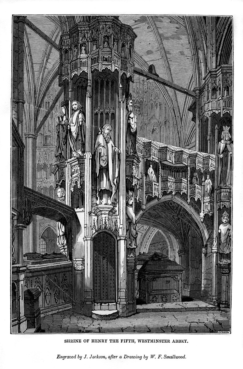 Shrine of Henry V, Westminster Abbey by J. Jackson