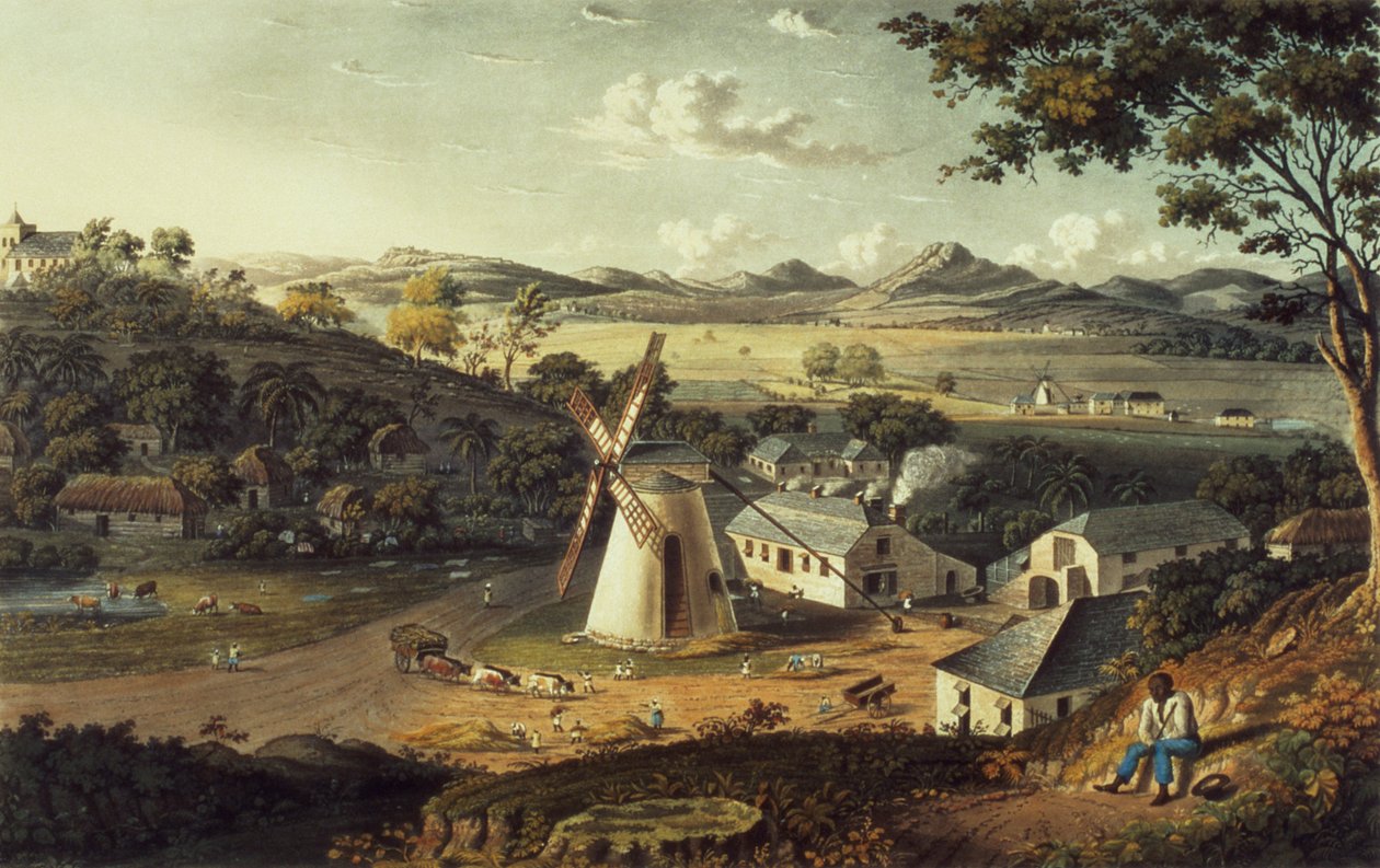 View of the Old North Sound, Antigua from 