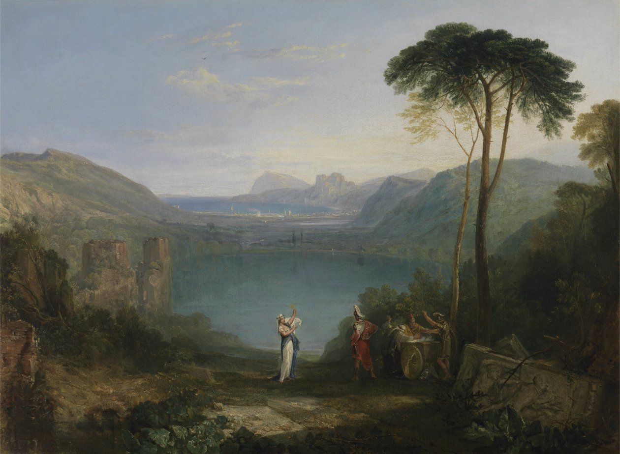 Lake Avernus: Aeneas and the Cumaean Sybil by Joseph Mallord William Turner