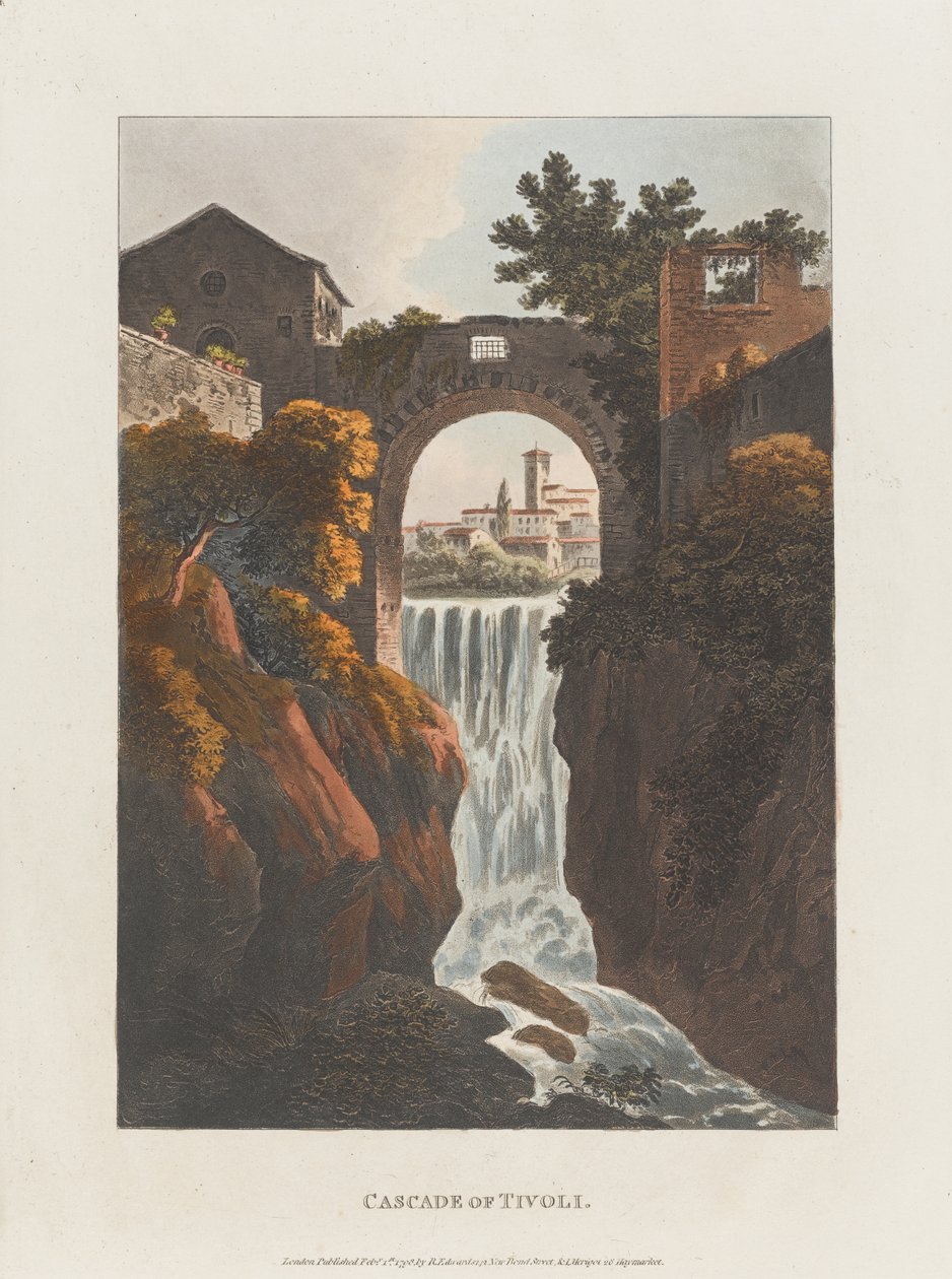 Cascade of Tivoli by J. Merigot