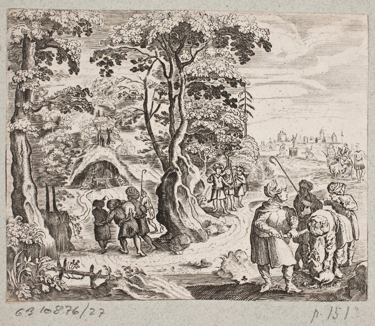 Illustration for Adam Olearius, “Persianischer Rosenthal von einem Sinnreichen Poeten Schich Saadi...” Schleswig 1660 by J. Muller
