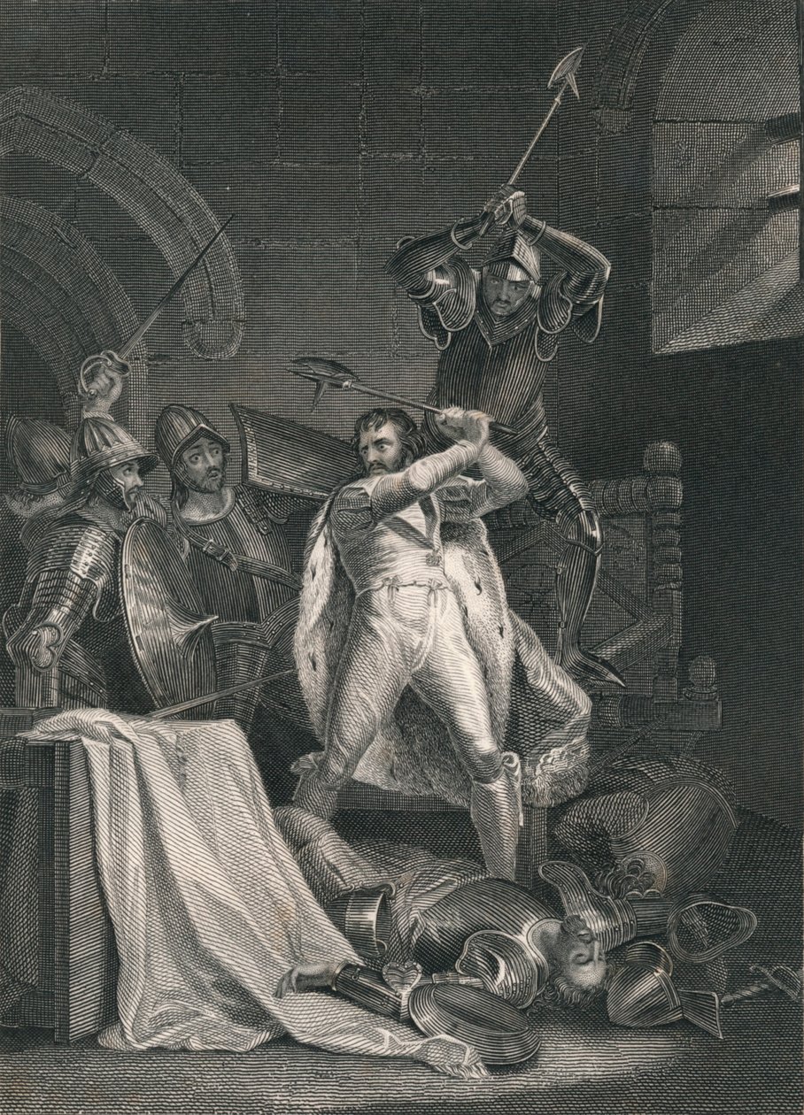 Death of Richard II., 1400 by J. Rogers