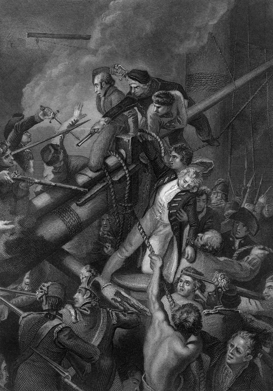 The Death of Captain Faulknor by J. Rogers