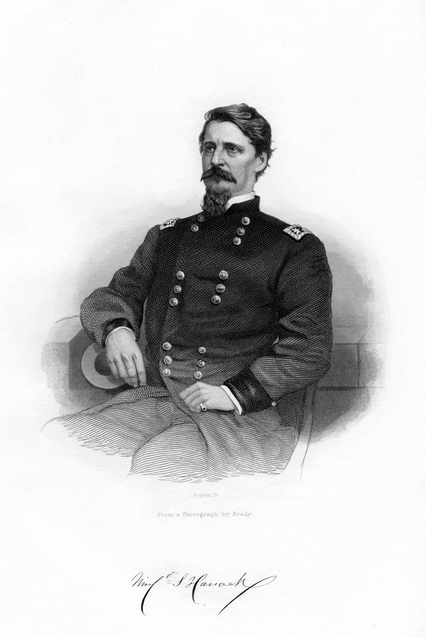 Winfield Scott Hancock, Union general, 1862-1867 by J. Rogers