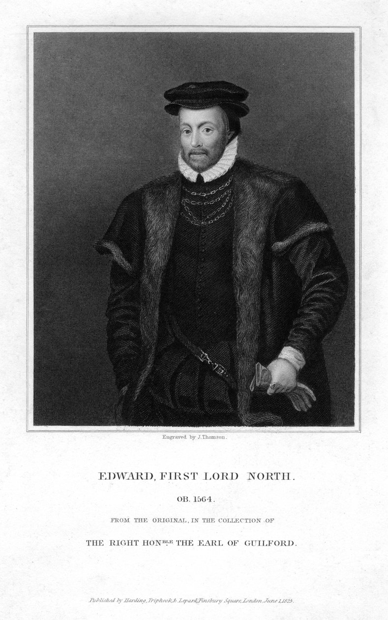Edward North, 1st Lord North by J. Thomson