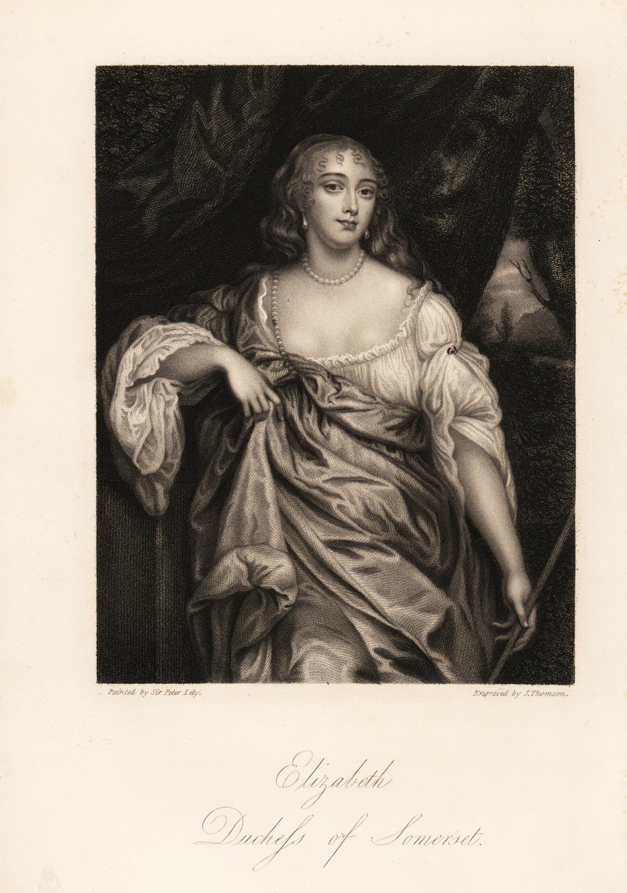 Portrait of Lady Elizabeth Seymour, Duchess of Somerset by J. Thomson