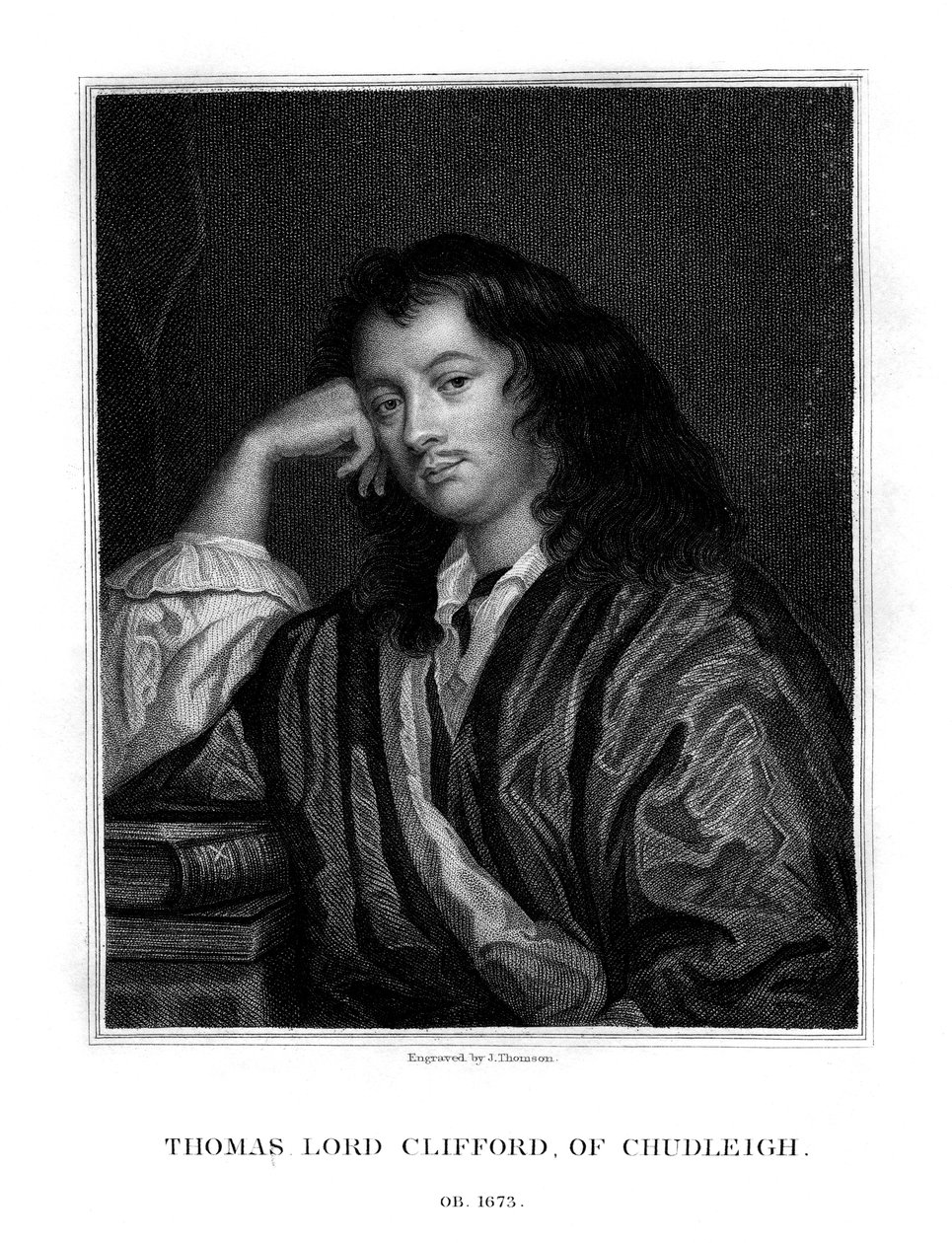 Thomas Clifford, 1st Baron Clifford of Chudleigh, English statesman and politician by J. Thomson