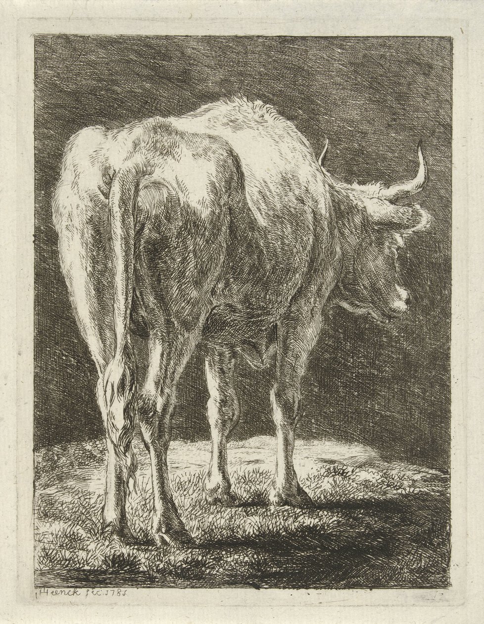 Cow in a Landscape by Jabes Heenck
