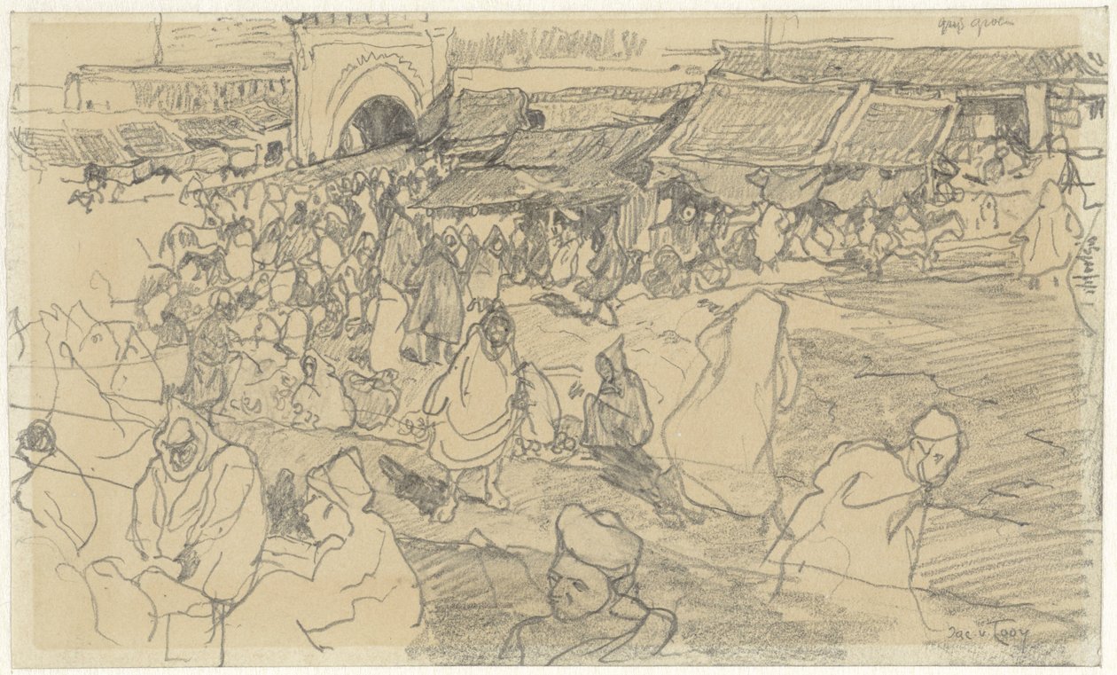Arab Market by Jac van Looij